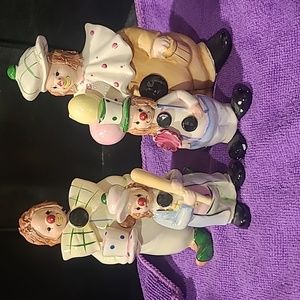Enesco clown figurines